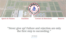 Tablet Screenshot of abbottsports.com